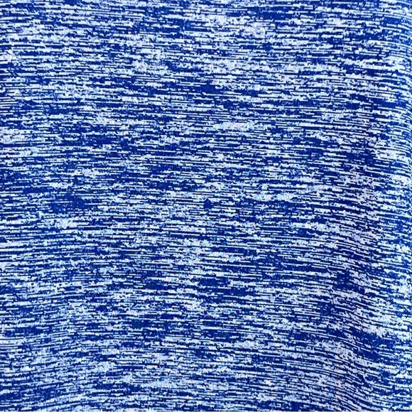 Under Armour Womens Twisted Tech Locker Tee In Space Dyed Blue Size L - Picture 9 of 13